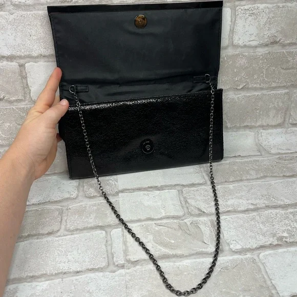 Jessica McClintock Black Evening Clutch - Picture 6 of 11